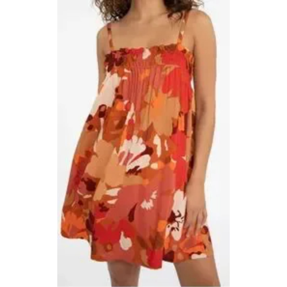 Sanctuary Size XL Women's Orange Floral Sundress New With Tags